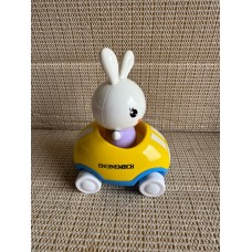 ENGINEMECH Adventures Little Buggy Vehicle Preschool Toy for Ages 3 and Up (Rabbit in Helicopter)