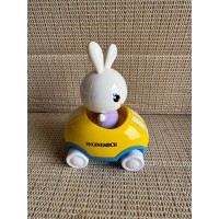 ENGINEMECH Adventures Little Buggy Vehicle Preschool Toy for Ages 3 and Up (Rabbit in Helicopter)